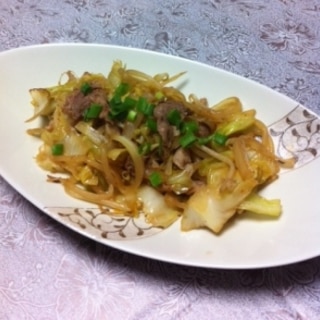 元気が出る！野菜と豚肉の甘辛炒め煮♪